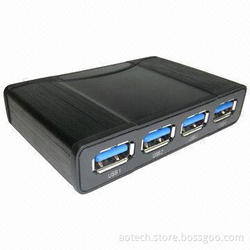 USB 3.0/4-port USB Hub with 1.5Mbps Low Speed